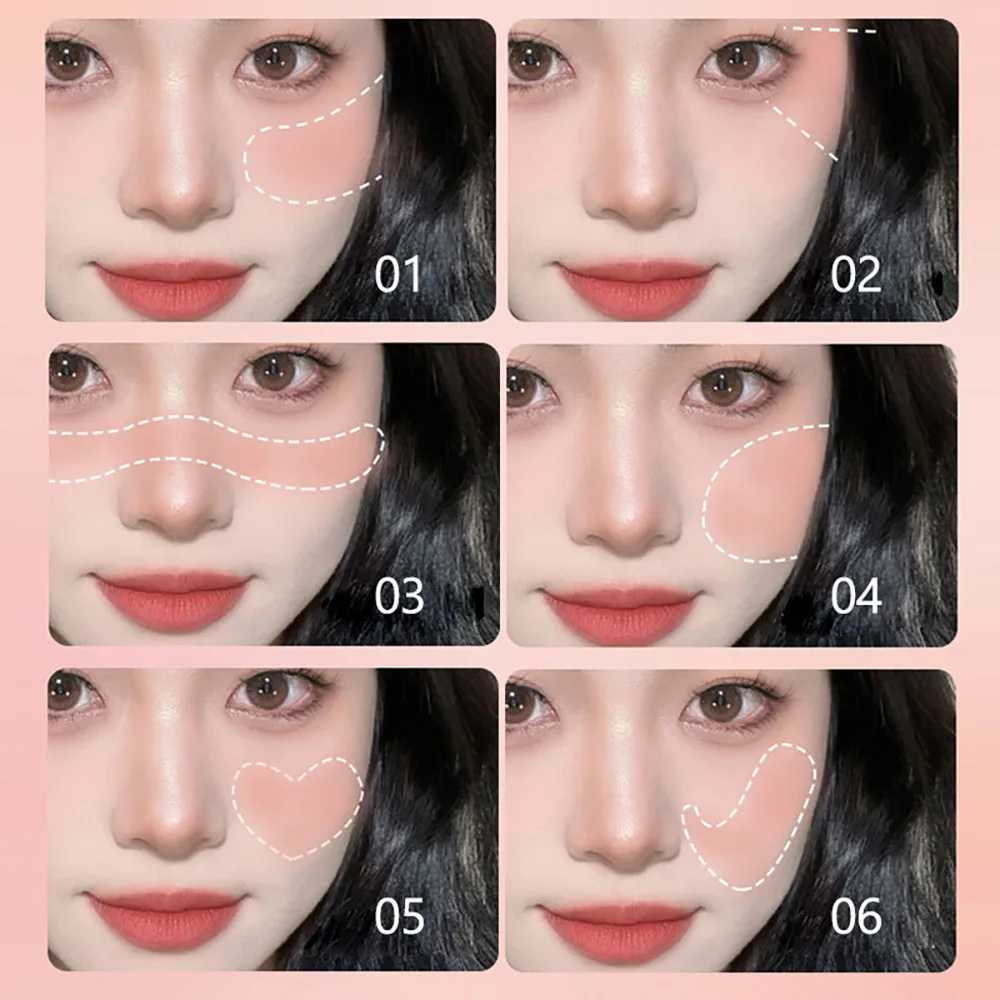 Cappuvini Natural Pink Color Ber Stick Face Ber Patting Powder Ber for Cheeks Cute Korean StyleXJ241225