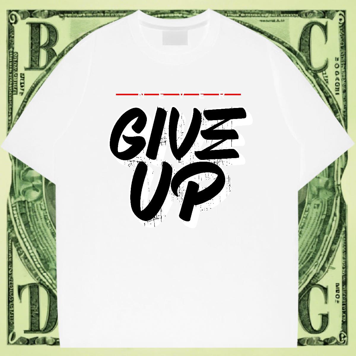 Unisex Tshirts Street Casual 230g Cotton White Plus Size Breathable Crew Neck letter T Shirts Men Customized Top Tees
