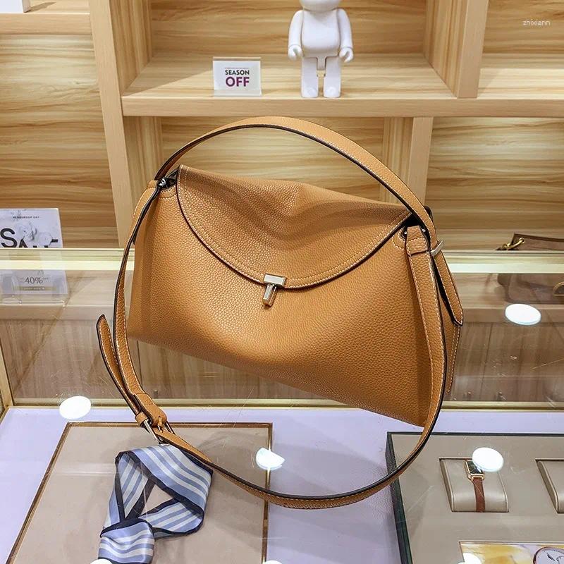 Free Shipping Totes Natural Leather Shoulder Bags For Women Brand Genuine Handbags T Lock Hobo City Designer Bag Luxury Bag Tote Bag