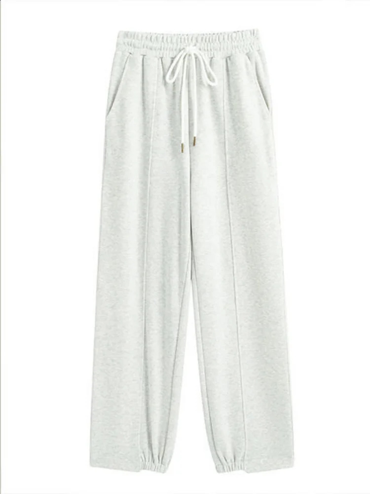 HOUZHOU Women Sweatpants Casual Joggers Harajuku Hip Hop Korean Fashion Y2k Female Wide Leg Sports Trousers Streetwear Loose 240821