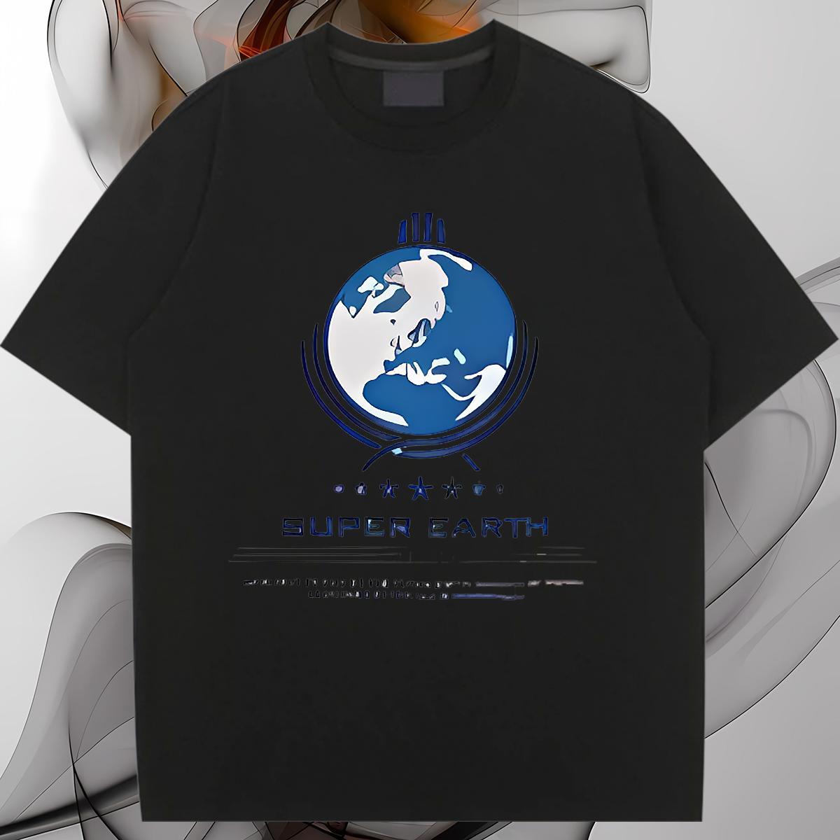 Unisex Womens Tshirts 230g Cotton English High Street Hip Hop T shirt Breathable Soft Anime Print Top Shirts