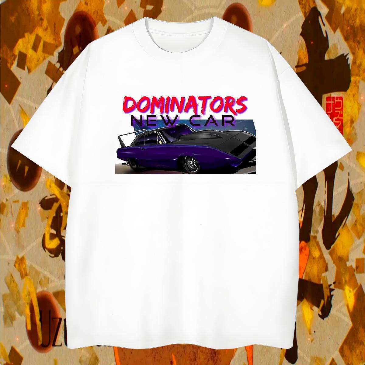 Free Shipping Men Tees High Street Hip Hop 230g 100% Cotton Black White Breathable Soft car T Shirt For Man New Clothings