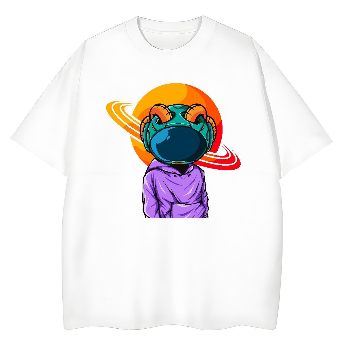 Designer Nice Unisex Tshirts 230g Cotton universe Summer Casual T Shirt For Woman Short Sleeve O-Neck DIY Logo Tops