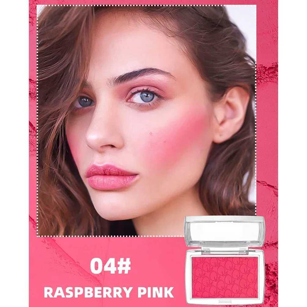 Monochrome powder blusher palette rose hawthorn cheek coloring powder blusher powder natural facial makeup matte peach outline shadow palette W240821