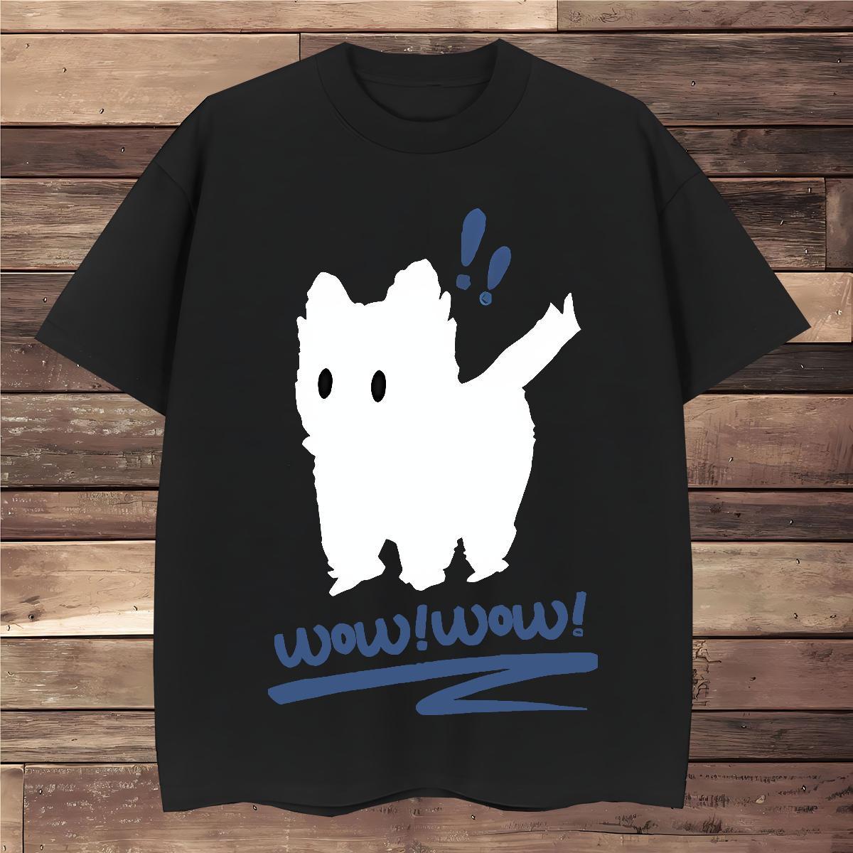 Soft dog Men T Shirts Casual Beach Men Clothes T-Shirt 230g Pure Cotton Fashion Crew Neck Skull Clothings