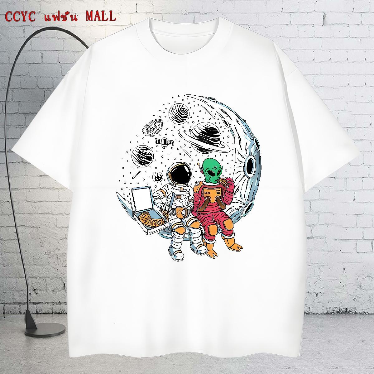 Unisex Couples T Shirts Summer Casual 230g Pure Cotton Graphic Round Neck Short Sleeve skull T Shirts Men 2024 Summer Clothings