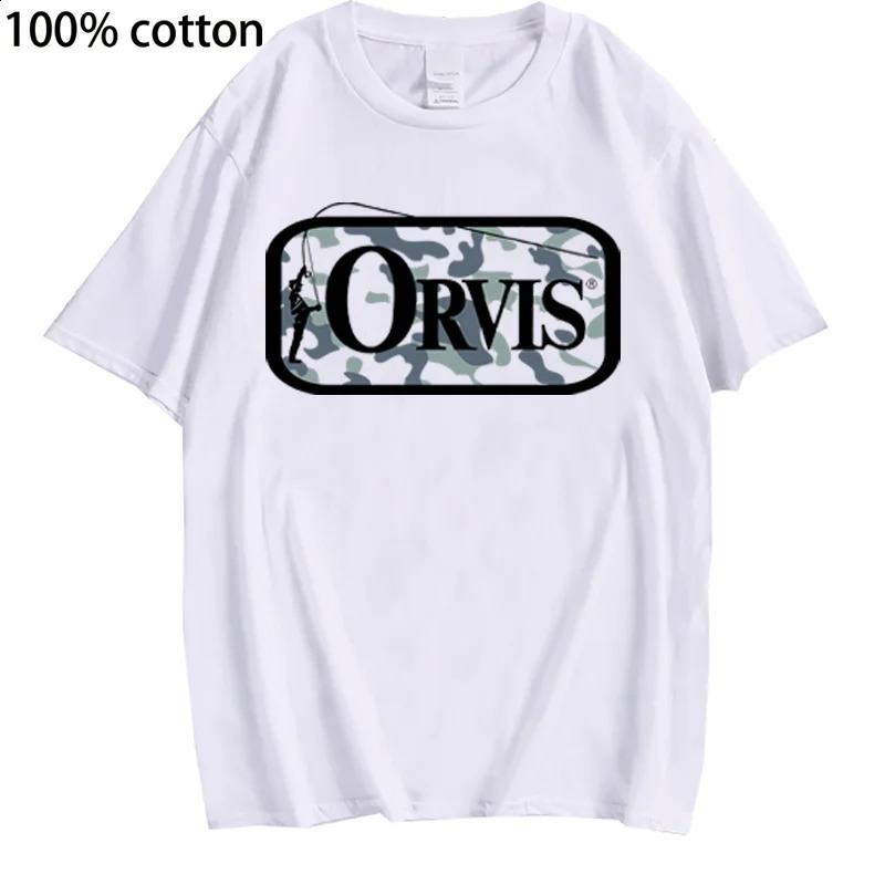 Fashion Orvis Tshirt Boys and Girls Clothing Fun Top Summer Youth y2k Fishing 240822