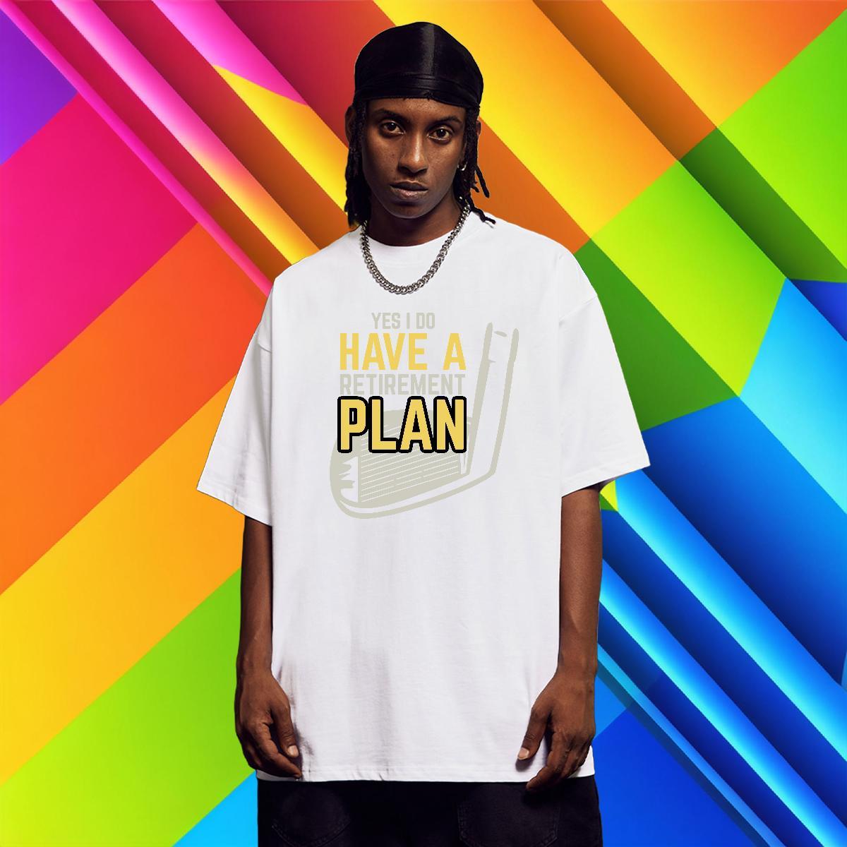 Loose Fit Mens Tshirts Casual Beach 100% Cotton 230g Custom Print Plus Size Short Sleeve Soft have a plan T-Shirts for Men 2024 Tees