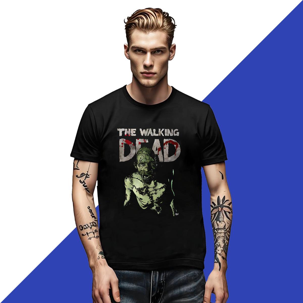 2024 DIY dead Men Tshirts 230g Pure Cotton T-Shirts Custom Print Plus Size Spring Summer Crew Neck Breathable Brand Tops