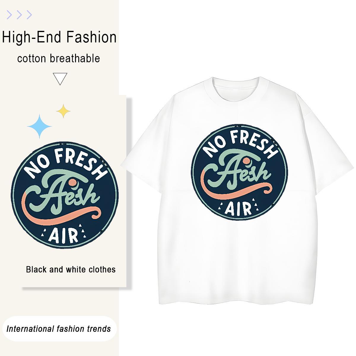 Loose fit Womens Tshirts 230g 100% Cotton letter Hip Hop T Shirt For Woman Breathable Crew Neck Customized Print Clothes Shirt