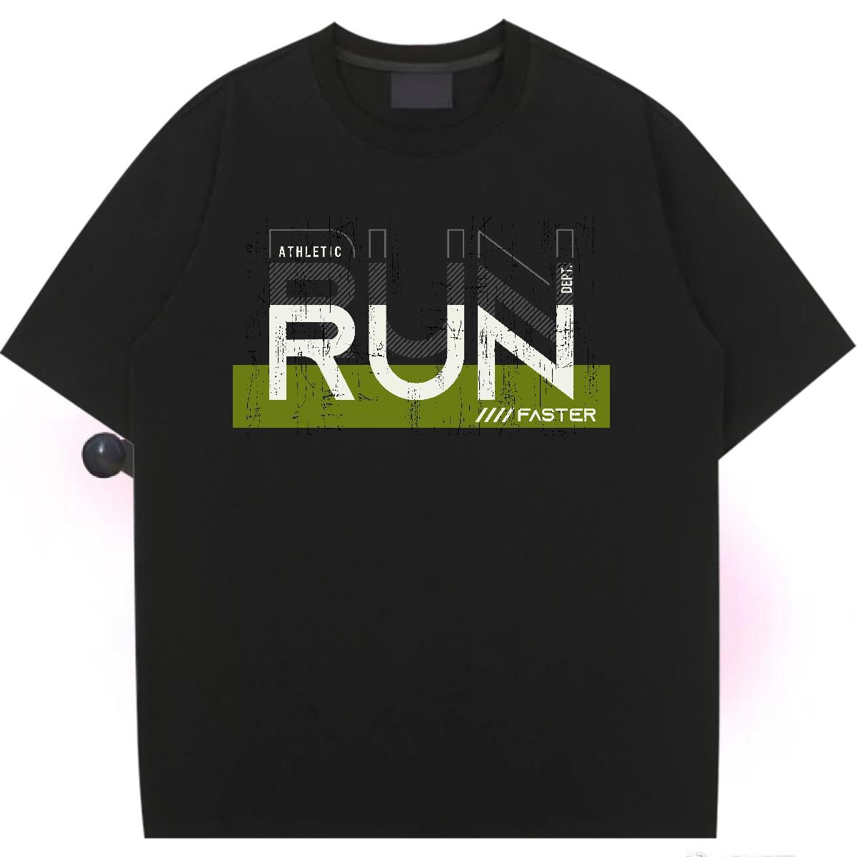 5A Women Tees 100% Cotton 230g run Casual Sport T-Shirts for Women Crew Neck DIY Printed Clothes Shirt