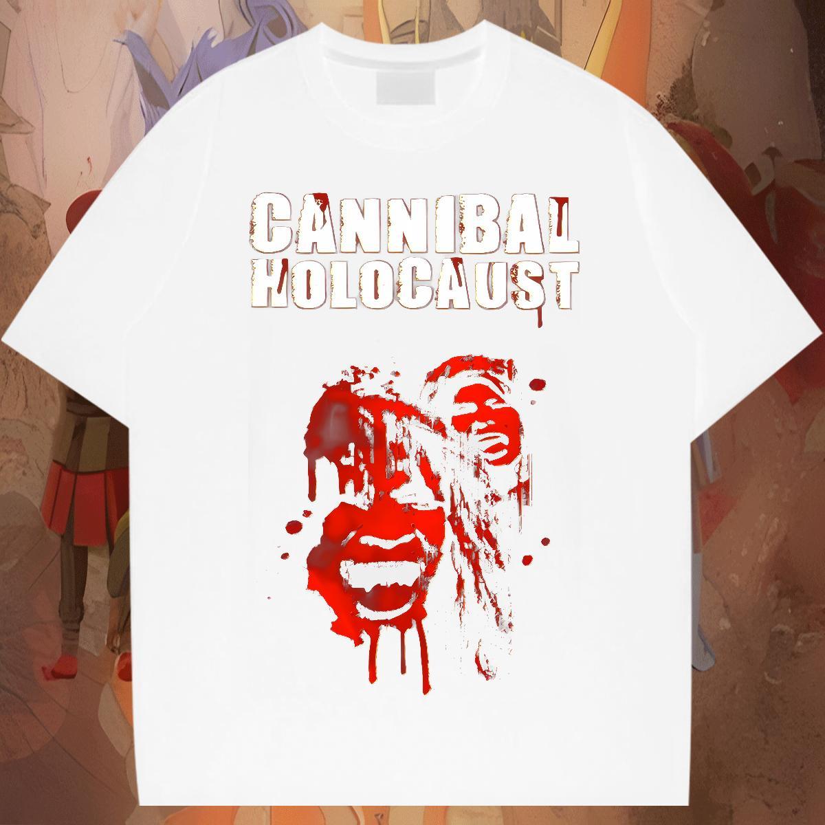 Custom Sport Men Tshirts scary O Neck Short Sleeves 230g Cotton Men T Shirts Comfortable Custom Anime Tops Shirt