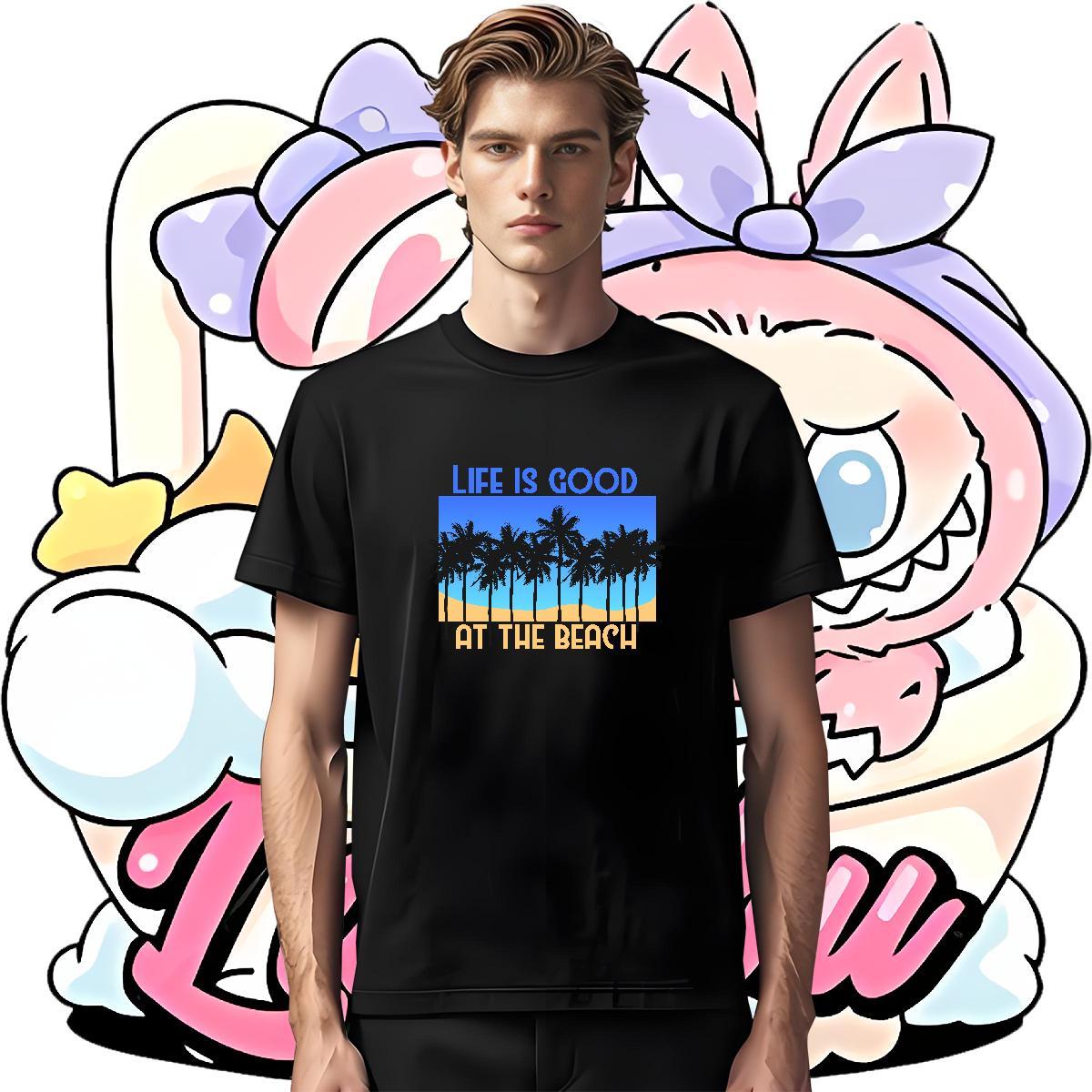 Cool Design Tshirt for Man Woman Summer Casual 100% Cotton 230g Cartoon Print Breathable Short Sleeve beach T-Shirts for Men Wholesale Wear