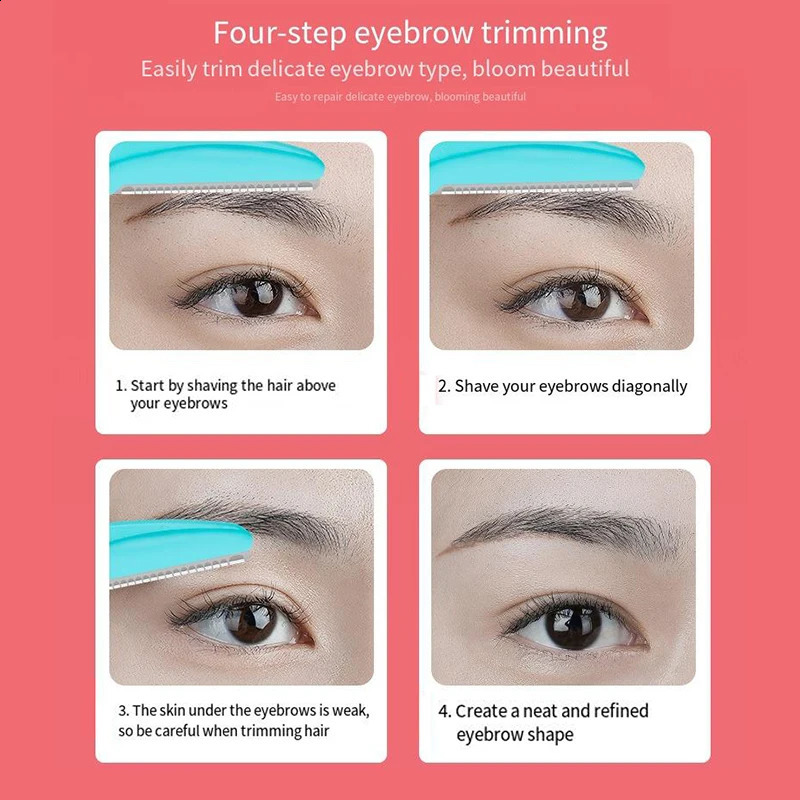 3pcs Eyebrow Shaver Hair Removal Blade Safety Womens Beauty Tools and Supplies 240801