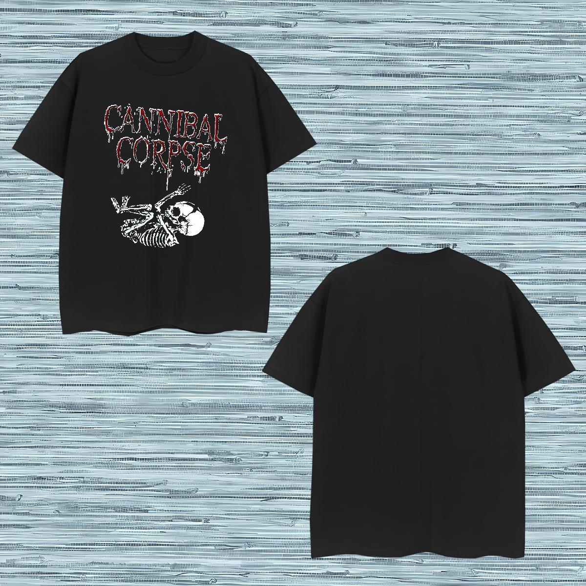 Loose Fit skull T Shirt For Man Summer Casual Men Tshirts 230g 100% Cotton New Designer Short Sleeve Soft Custom Print Plus Size Tops Shirt