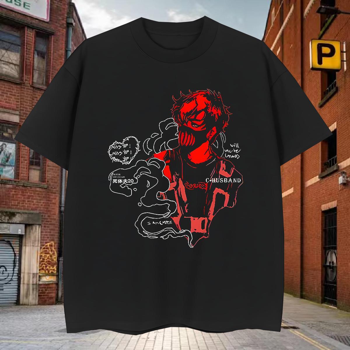 2024 New Couples T Shirts 230g 100% Cotton Daily Wear man Pure Cotton T-Shirts for Men Unisex DIY Anime Top Tees