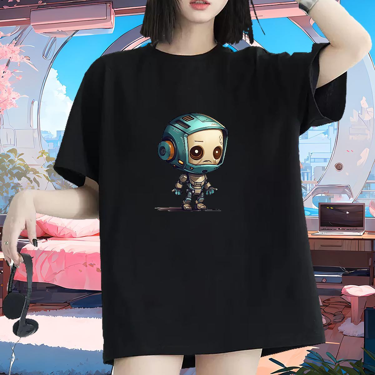 Classic T Shirts Women Comfortable 100% Cotton 230g Tshirt for Man Woman White Plus Size ET Hip Hop Loose fit Clothings