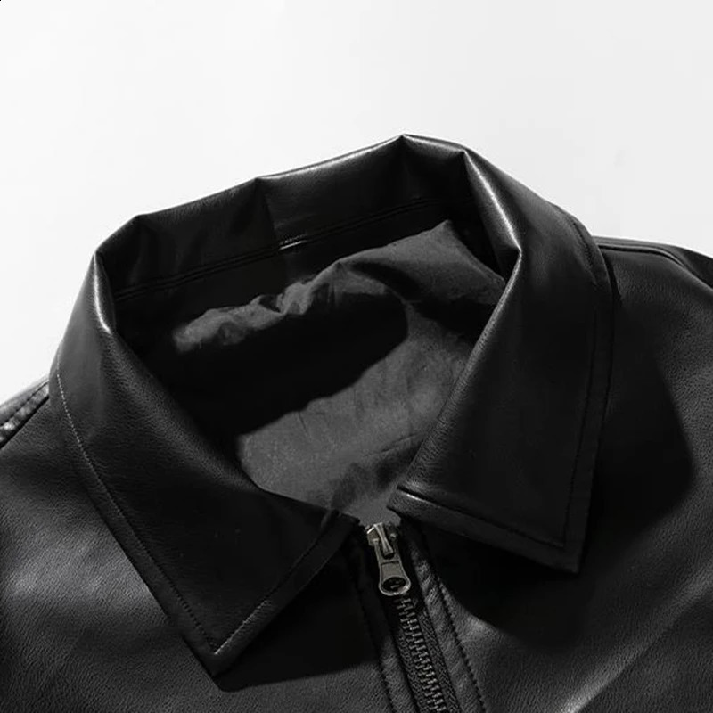 American Black Man Leather Jacket Unisex Autumn Product Retro Trendy Causal Couple High Street High Quality Jacket Clothing 240822