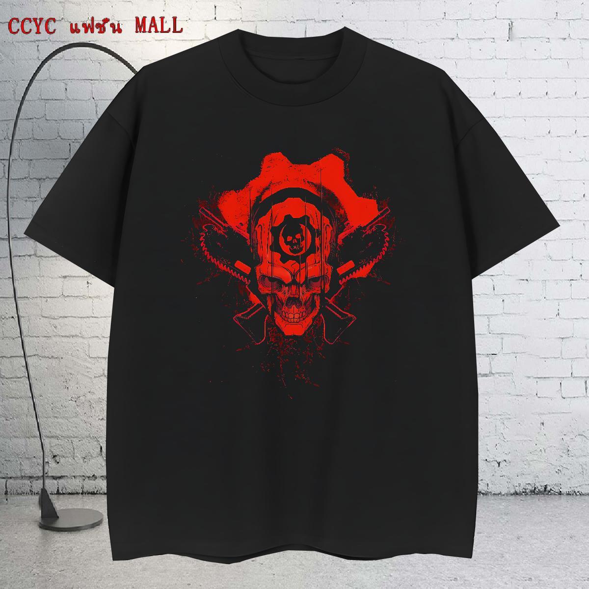Wholesale High Street Hip Hop Men Tops Tees SKULL Short Sleeve O-Neck 230g Pure Cotton Man T Shirts Soft Oversized 3XL 4XL Polos