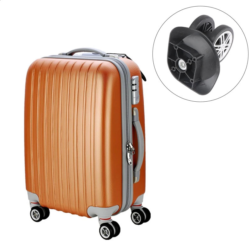 2Pair Universal Replacement Wheels Trolley Case Luggage Wheel Repair Travel Suitcase Parts Accessories Wheel 240821