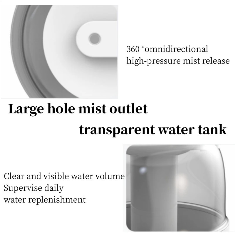 3.5L Large Capacity Humidifier Aroma Humidifiers Home Air Humidifier Air Purifier LED Lamp Humidifier Portable Mist Maker 240821