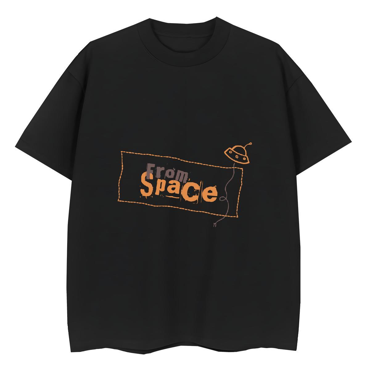 Soft Women Tshirts 230g Cotton letter Summer Casual T Shirt For Woman Breathable Short Sleeve Skull Tops Shirt