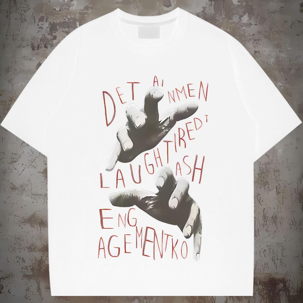 Loose hand Man T Shirts Casual Daily Wear Men Tees 230g 100% Cotton 2024 Round Neck Short Sleeve Oversized 3XL 4XL Tees Shirts