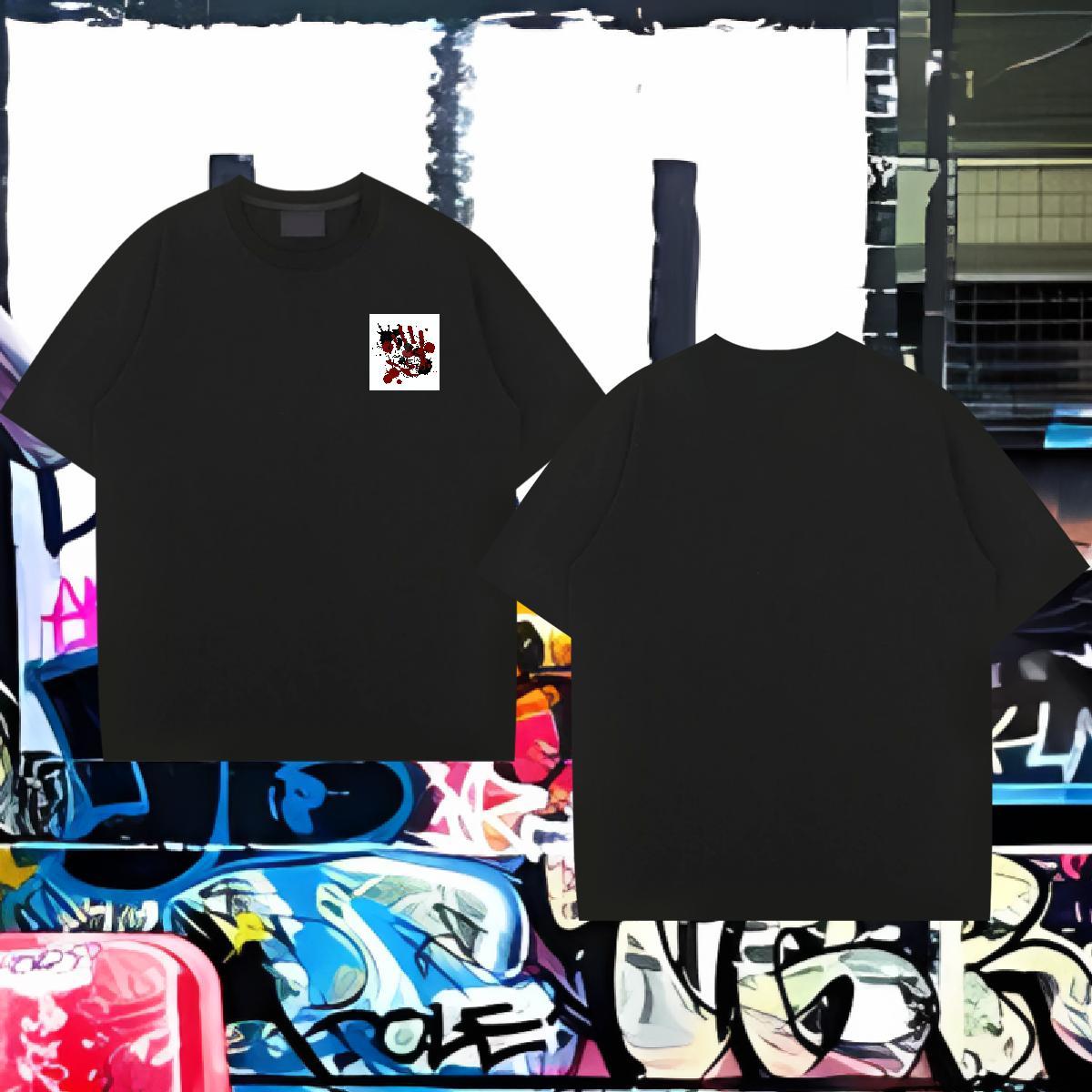 Fashion Design Beach Men Tops Tees skull Short Sleeve O-Neck 230g 100% Cotton Men T Shirts TOP Quality Oversized 3XL 4XL Wear