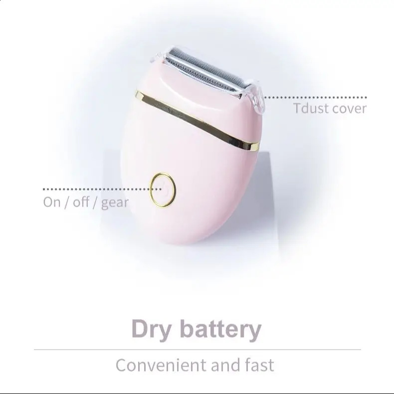Electric shaver Painless womens shaver Womens shaver Epilators for legs and underarms Waterproof Battery models 240814