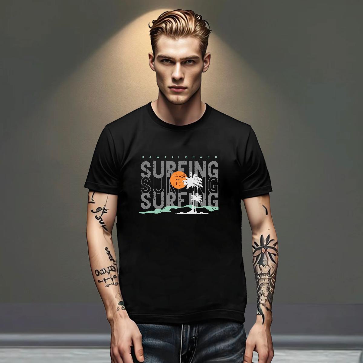 Soft Tshirt for Man Woman Hip Hop 230g Pure Cotton Anime Print Breathable Soft beach T-Shirts Wholesale Tee Shirt
