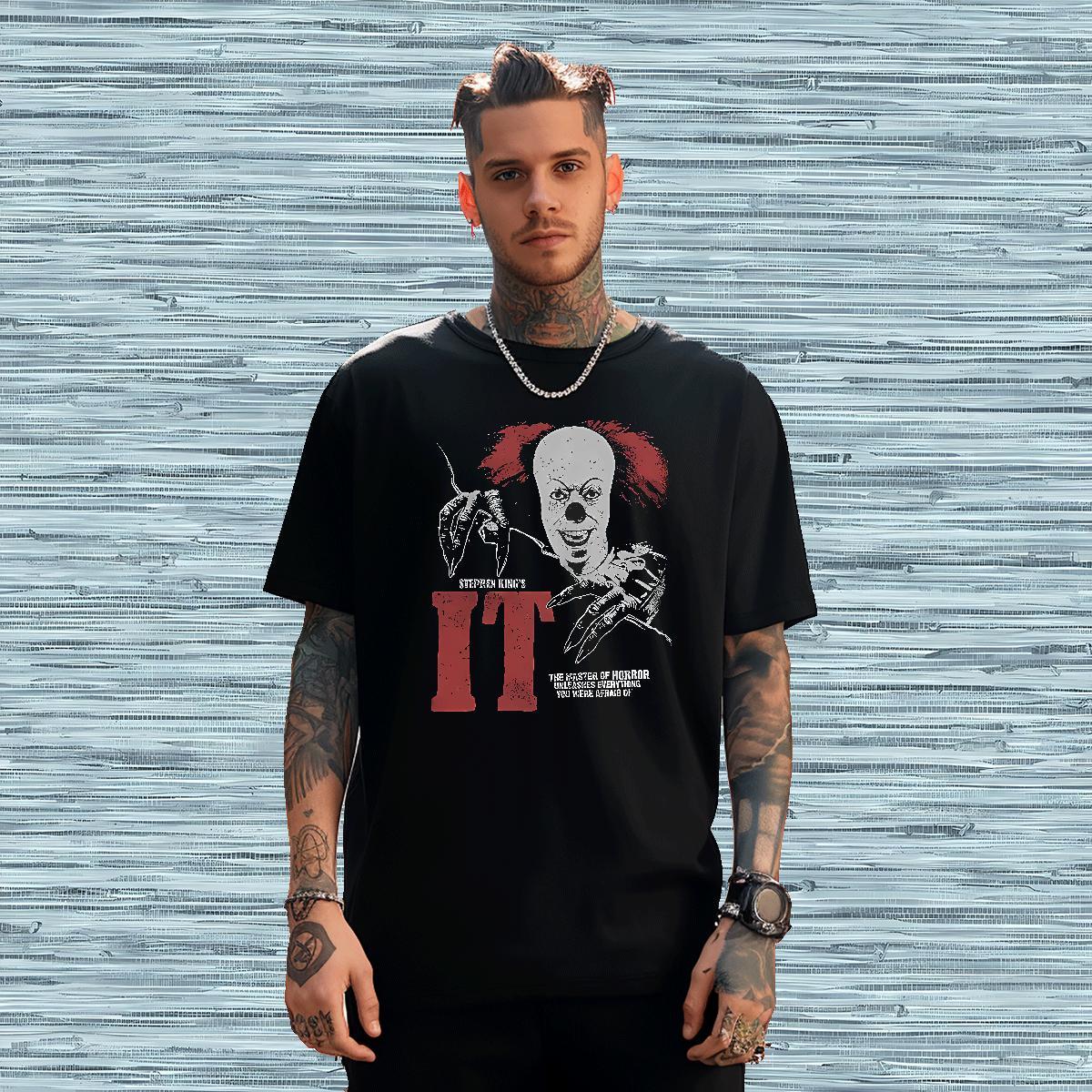 Stylist Outdoor Men Clothes T-Shirt joker Breathable Short Sleeve 100% Cotton 230g T shirt Comfortable Custom Print Oversized Tshirts