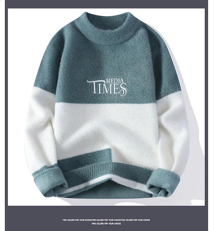 arrivals in High neck mens highquality sweaters for winter autumn fashion and floral 240821
