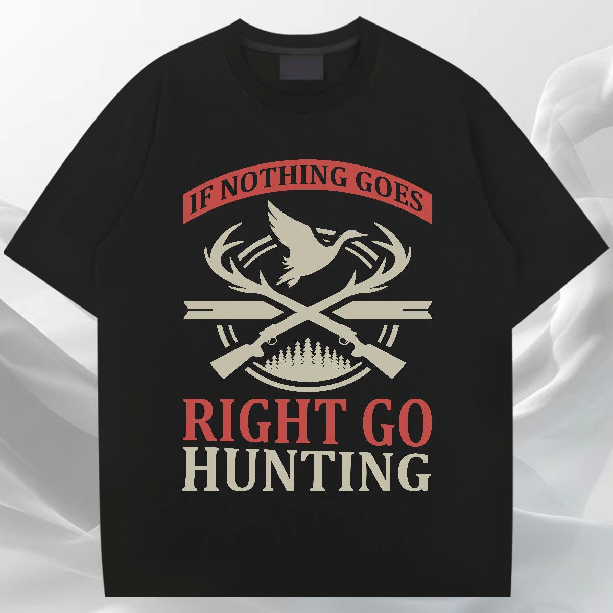 TOP Quality Men Tees Outdoor 230g 100% Cotton Oversized Short Sleeve Soft RIGHT GO Mens T Shirts Casual New Clothings