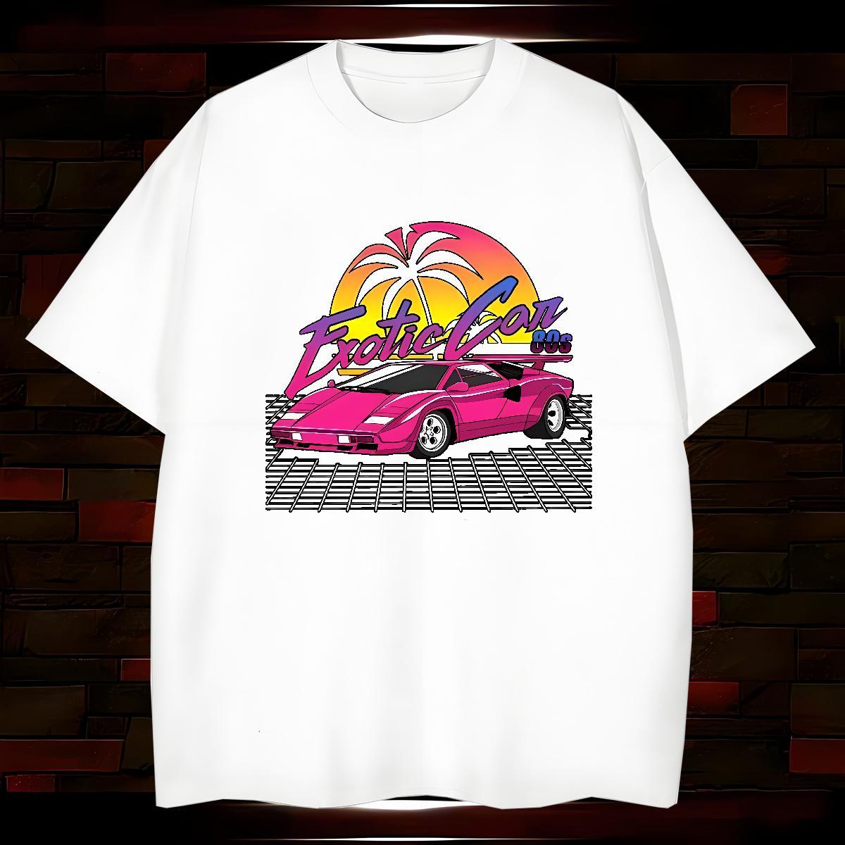 Classic beach Men T Shirts Daily Wear Men Clothes T-Shirt 230g Cotton Classic Casual Breathable Short Sleeve Customized Tee Shirt