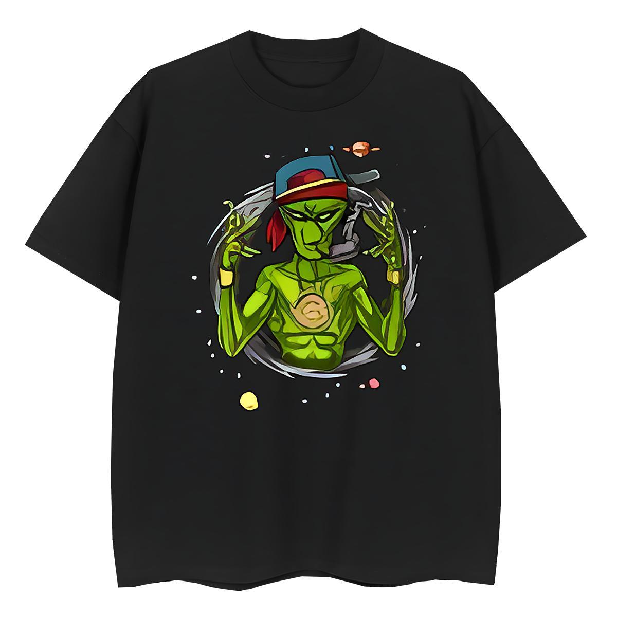 Designer Womens Tshirts 230g 100% Cotton Animated characters Casual T shirt Breathable Short Sleeve DIY Printed Tees
