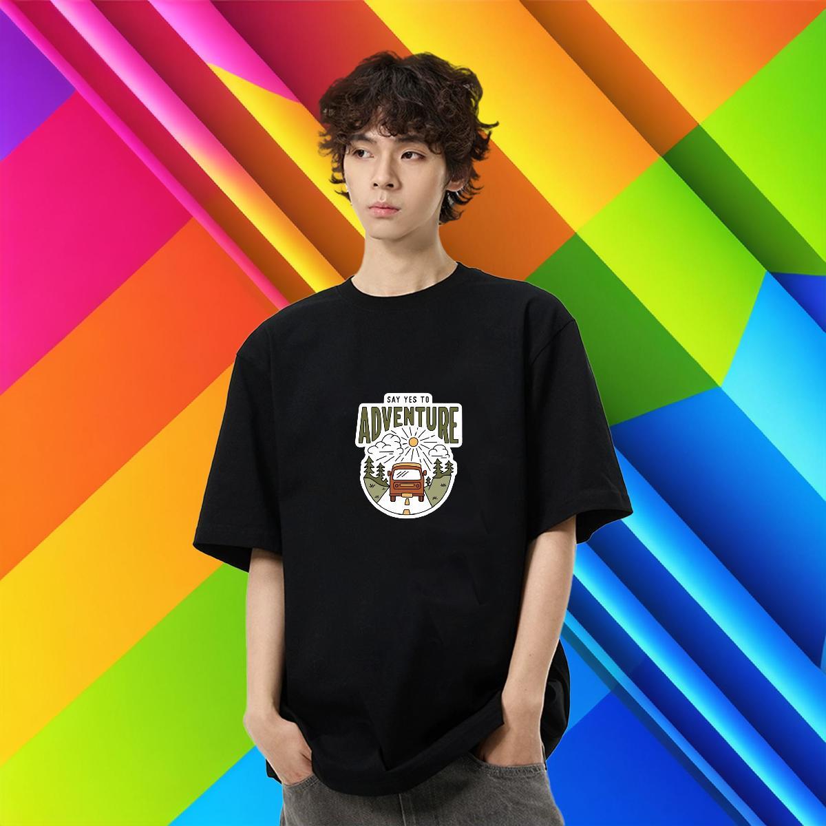 Designer Men Tops Tees Daily Wear 230g 100% Cotton DIY Printed Breathable Short Sleeve car T-Shirts Casual New Clothes
