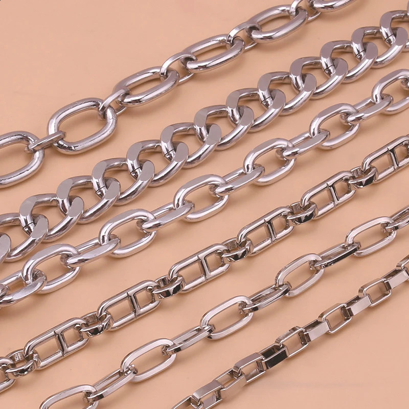 35cm Bag Chain Strap Metal Alloy Bags Handle Replacement Handbag Handles Shoulder Cross Body Bag Chains Bag Parts Accessories 240821