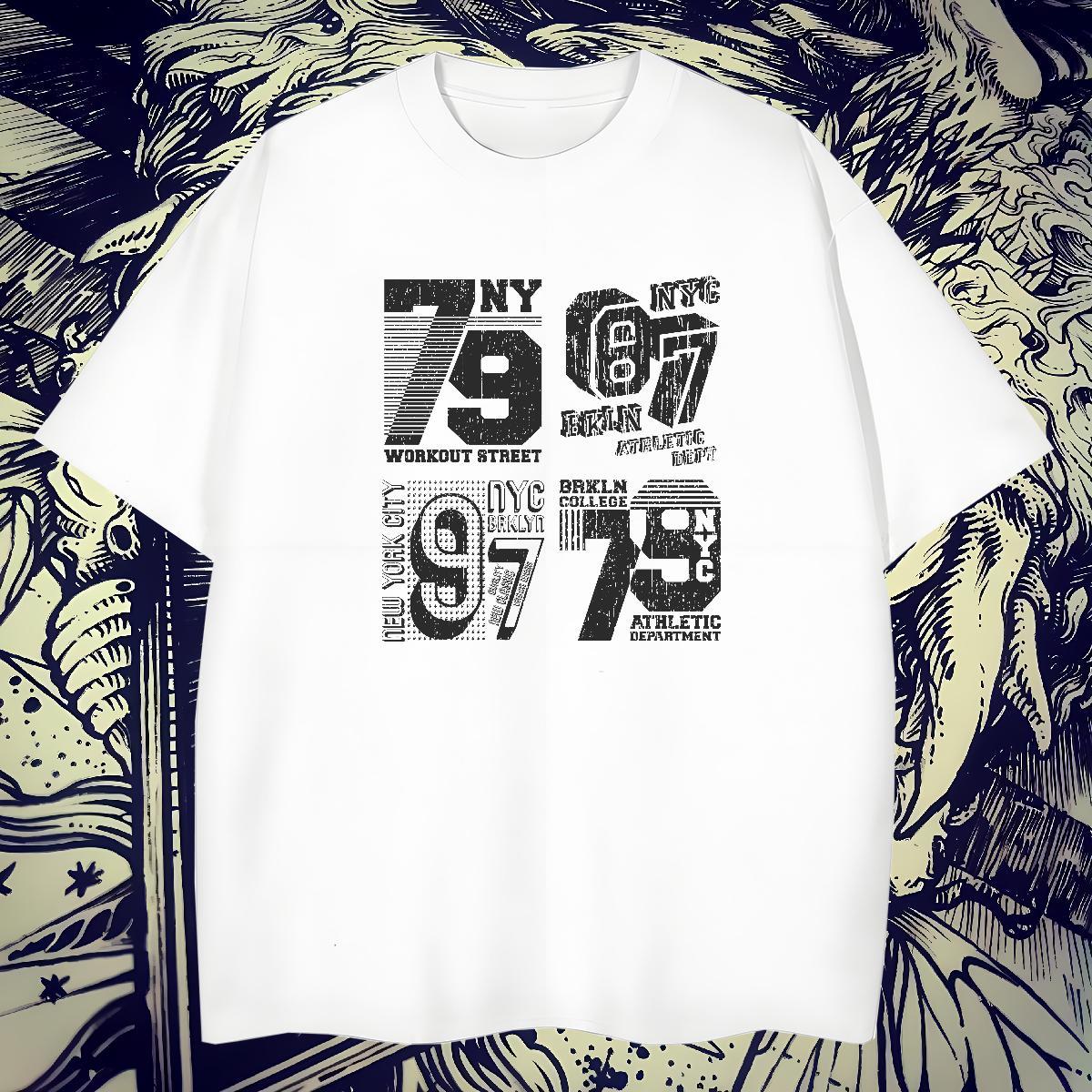 Soft Mens Tshirts Hip Hop Street 230g Pure Cotton Floral Print Crew Neck letter T-Shirts for Men Factory Direct Polos