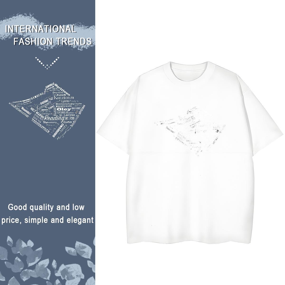 Designer T Shirts Women 230g 100% Cotton Crew Neck Breathable Street math Woman Tshirt Designer Nice Custom Printing Tees