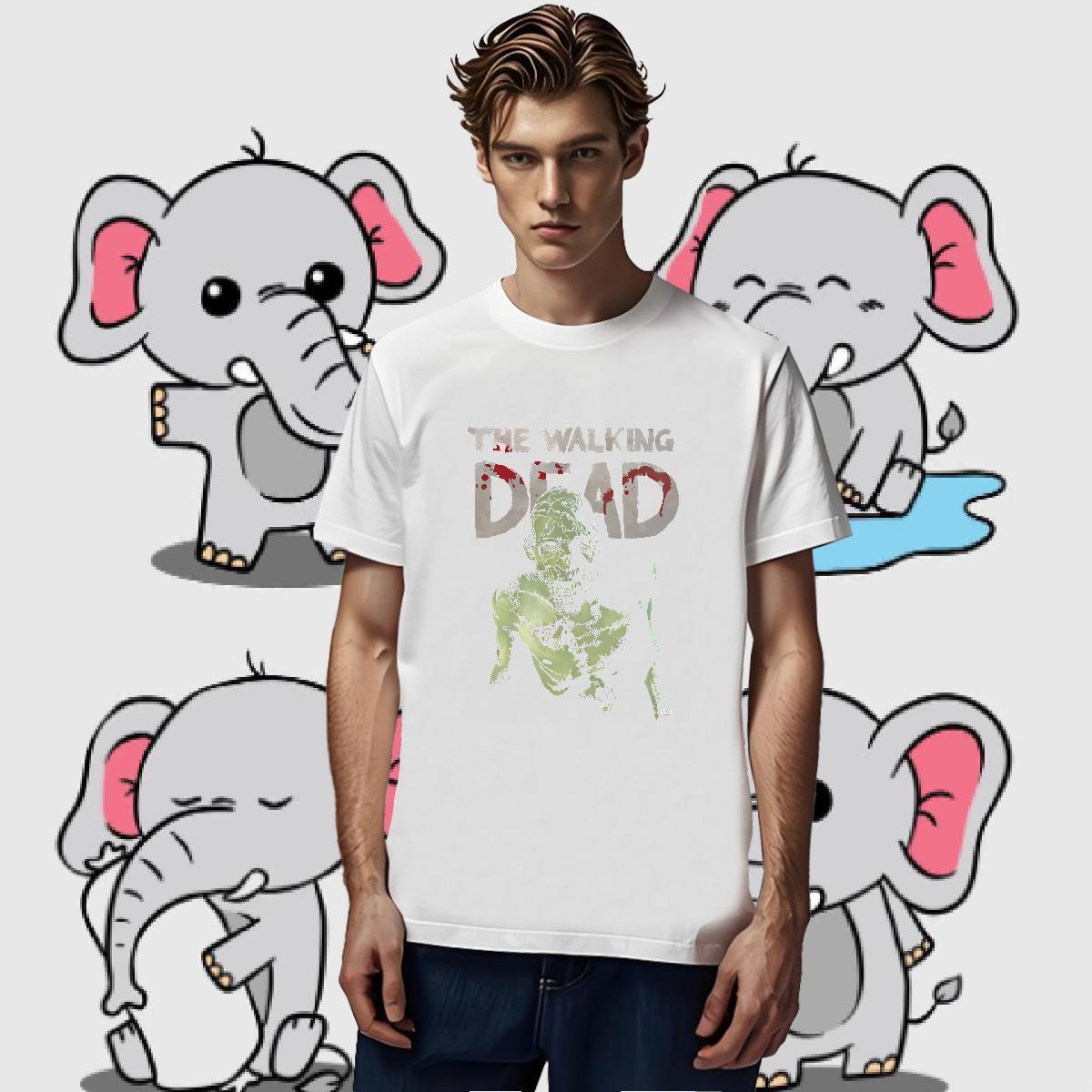New Arrival skull Men Tops Tees 230g Pure Cotton Men T Shirts Oversized Daily Wear Breathable Short Sleeve Free Shipping Tops Shirt