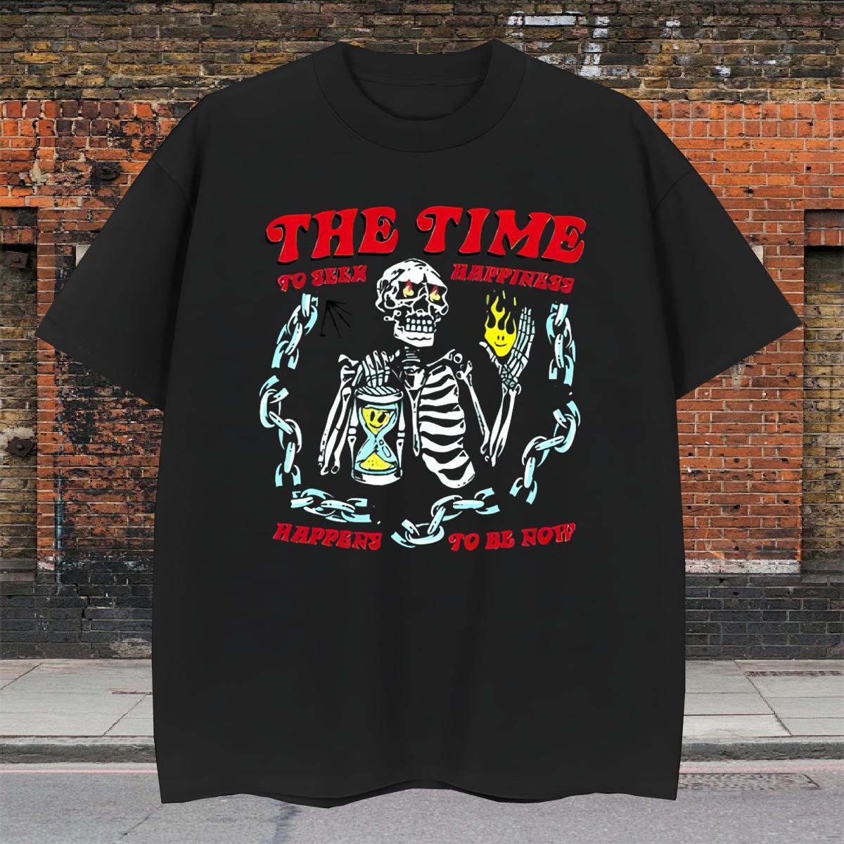 Soft Men Clothes T-Shirt Street Casual 100% Cotton 230g Custom Printing O Neck Short Sleeves skull T-Shirts for Men Designer Fashion Polos