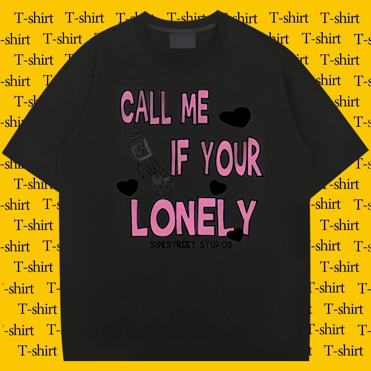 Loose Men Tshirts Hip Hop 230g Pure Cotton DIY Printed Round Neck Short Sleeve letter T Shirt For Man 2024 Designer Tops