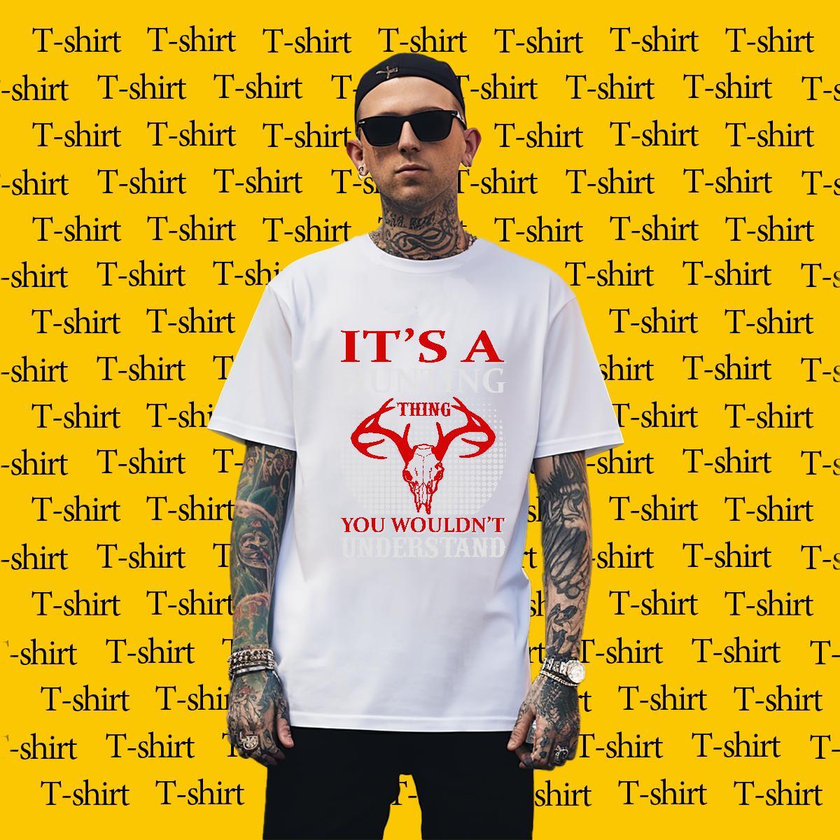 Wholesale Tshirt for Man Woman Hip Hop Street 100% Cotton 230g Asian Size Crew Neck Breathable DEER T shirt Fashion Designer Top Tees