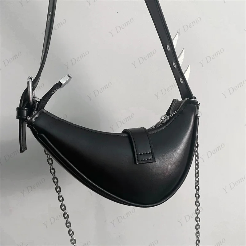 Y Demo Punk Rivet Handbag Gothic Rock Metal Buckle Spark Womens Shoulder Bag Ten Font Mini 240821