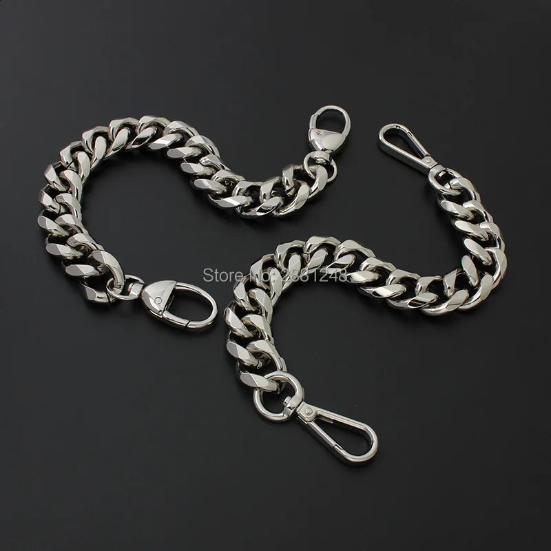 1-5pcs silver 19mm thick aluminum chain lightweight bag with bag accessories DIY handle easy to match accessories handbag 240821