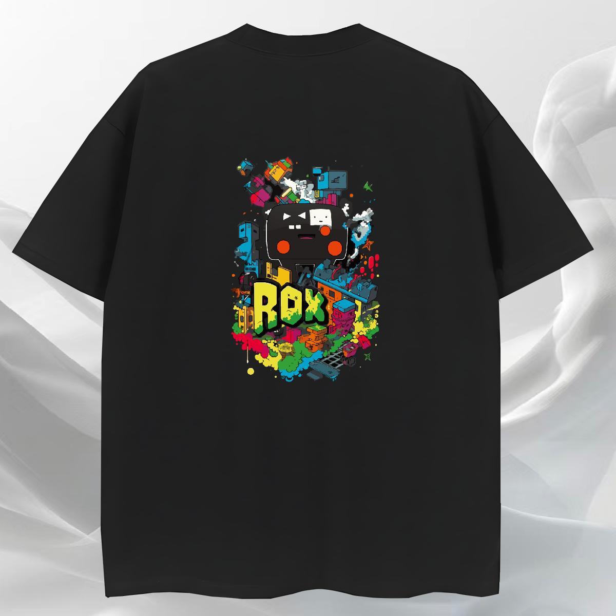 Wholesale Men Tshirts Anime Printing Street 230g Cotton DIY Logo Oversized Short Sleeve O-Neck ET Man T Shirts Designer Fashion Tees Shirts