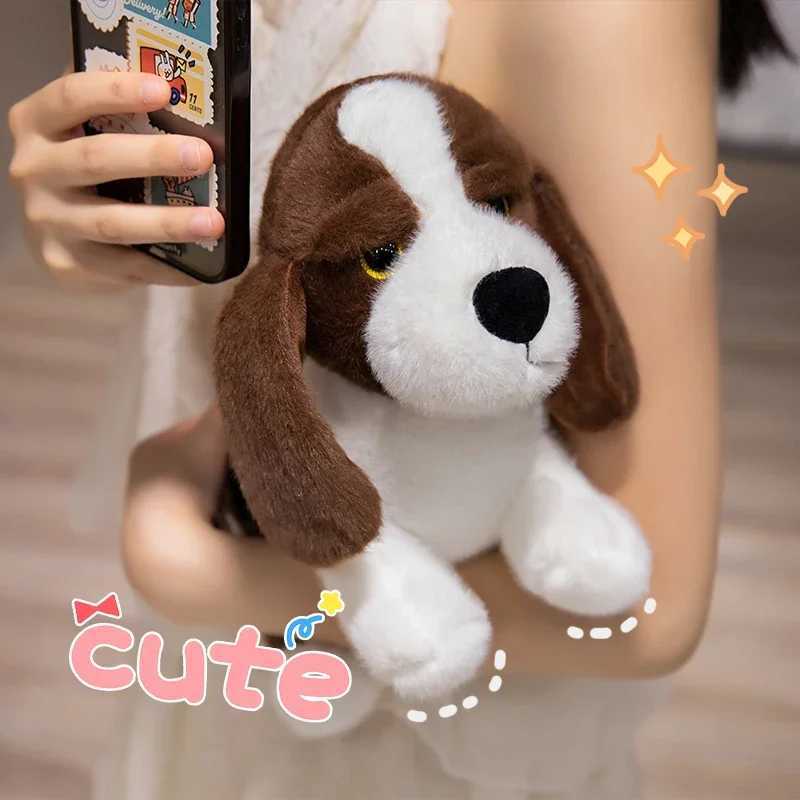 Cute yet silly dog ear fox plush toy simulates soft and smooth dog doll childrens birthday gift skin friendly W240821