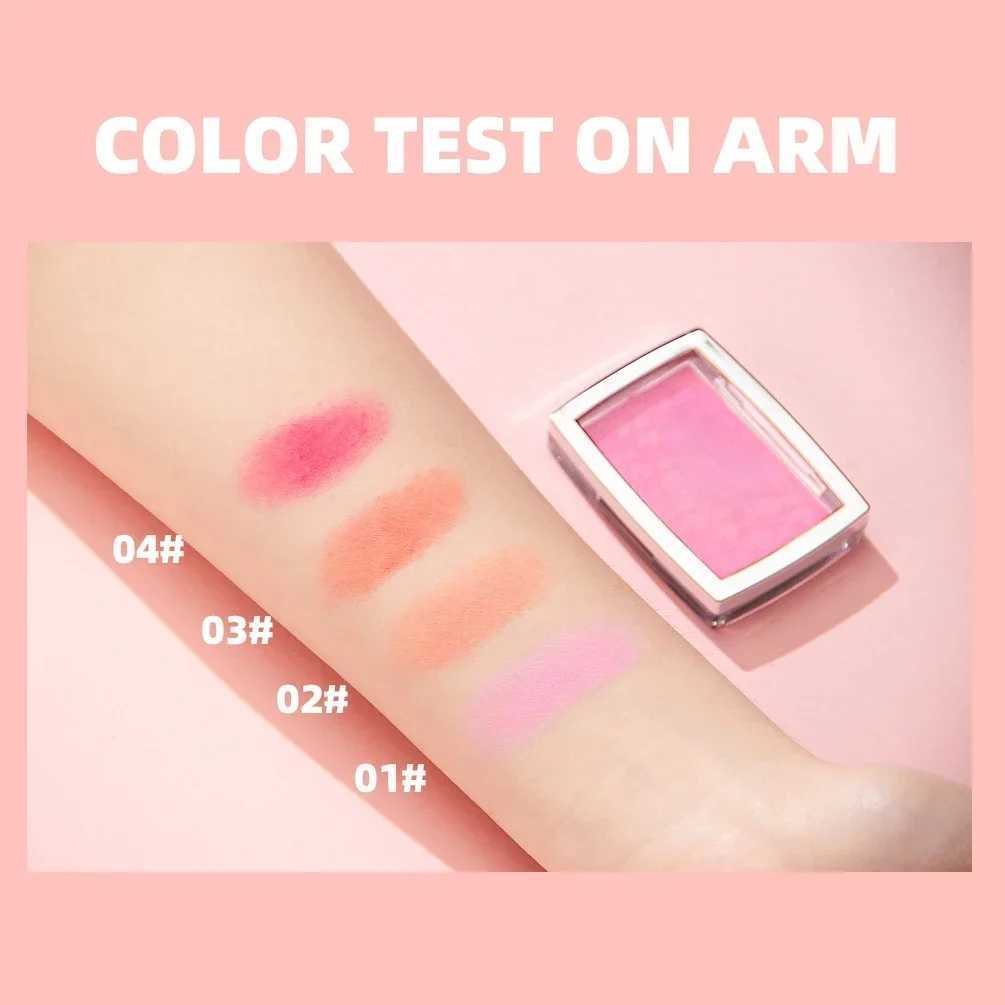 Monochrome powder blusher palette rose hawthorn cheek coloring powder blusher powder natural facial makeup matte peach outline shadow palette W240821