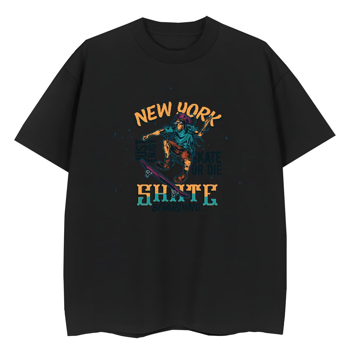 Fashion T-Shirts Crew Neck Breathable 230g 100% Cotton Couples T Shirts Oversized skateboarding Home Outdoor Comfortable Tees