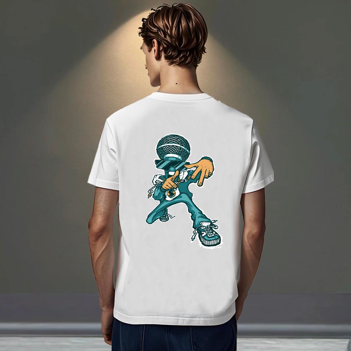 Brand Men Tees Outdoor 100% Cotton 230g Custom Cartoon Breathable Short Sleeve ET Mens T Shirts Fashion Design Clothes
